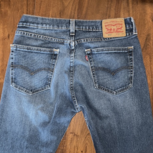 ♻️ Levi Strauss 505 Classic Fit Medium Wash Jeans 32x24 - Picture 6 of 11